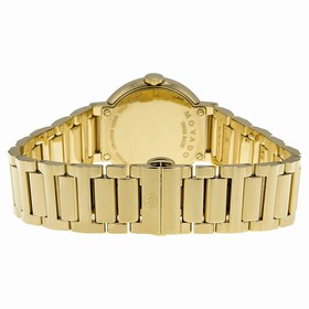 Movado Concerto Gold Soleil Yellow gold-plated Ladies Watch 0606791
