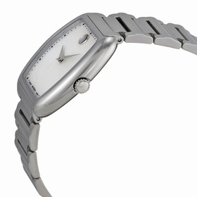 Movado Concerto White Mother of Pearl Stainless Steel Ladies Watch 0606547 