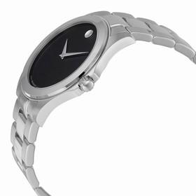 Movado Junior Sport Black Dial Stainless Steel Men's Watch 0605746