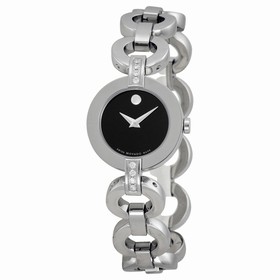 Movado Ladies Bela Moda Stainless Steel Bracelet Watch 0606263
