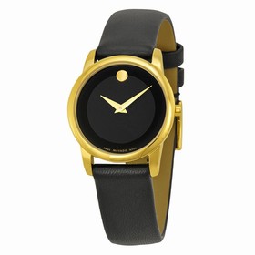 Movado Museum Black Dial Ladies Watch 606877