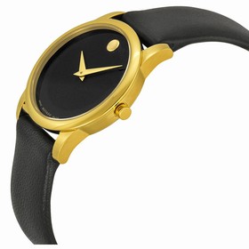 Movado Museum Black Dial Ladies Watch 606877