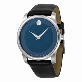 Movado Museum Blue Dial Stainless Steel Men's Watch 0606610