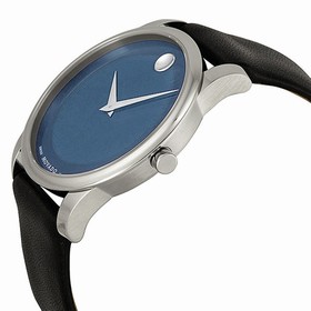 Movado Museum Blue Dial Stainless Steel Men's Watch 0606610