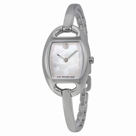 Movado Museum Mother of Pearl Dial Stainless Steel Bangle Ladies Watch 0606606