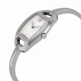Movado Museum Mother of Pearl Dial Stainless Steel Bangle Ladies Watch 0606606