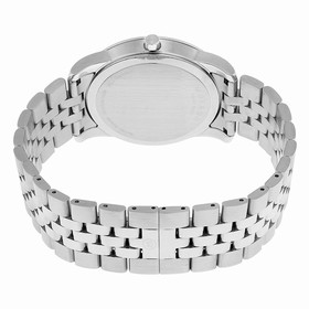 Movado Museum Quartz Metallic Blue Dial Stainless Steel Men's Watch 0606982