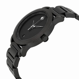 Movado Museum Sport Black Dial Black PVD Stainless Steel Men's Watch 0606615