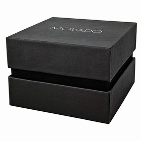 Movado Rondiro Black Dial Stainless Steel Bangle Ladies Watch 0606796