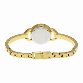 Movado Rondiro Black Dial Yellow Gold PVD Ladies Watch 0606888