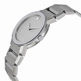 Movado Sapphire Silver Mirror Men's Watch 0606093