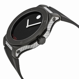 Movado SE Extreme Automatic Black Dial Black Rubber Men's Watch 0606492