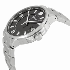 Movado SE Pilot Black Dial Stainless Steel Men's Watch 0606761