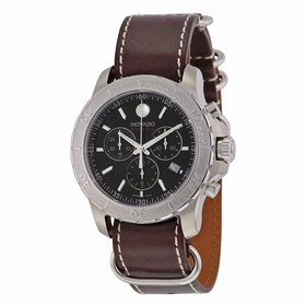 Movado Series 800 Black Dial Chronograph Men's Watch 2600130
