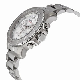 Movado Series 800 Chronograph Silver Dial Stainless Steel Men's Watch 2600111