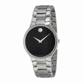 Movado Serio Black Dial Men's Watch 0606382