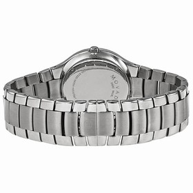 Movado Serio Diamond Black Dial Stainless Steel Men's Watch 0606490
