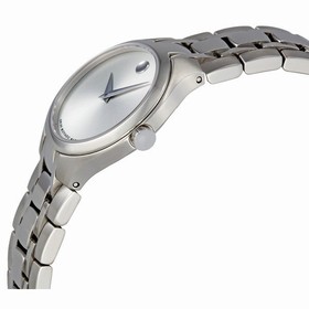 Movado Silver Dial Stainless Steel Ladies Watch 0606451
