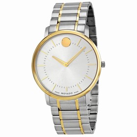 Movado Silver Dial Two-tone Men's Watch 0606689