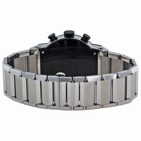Movado Synergy Chronograph Black Dial Stainless Steel Men's Watch 0606800
