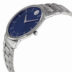 Movado TC Blue Dial Stainless Steel Men's Watch 0606688