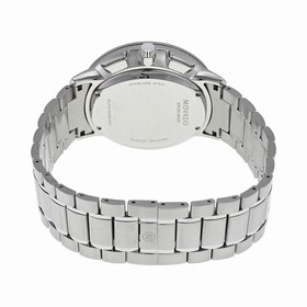 Movado Ultra-Thin Chronograph Black Soleil Dial Stainless Steel Men's Watch 0606886