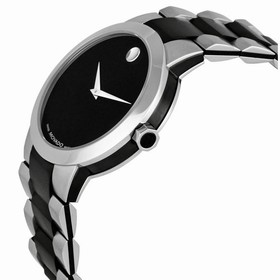 Movado Vertido Black PVD and Stainless Steel Men's Watch 0606373