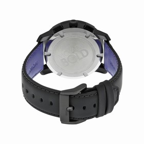 Movado Bold Chronograph Black Dial Black Leather Unisex Watch 3600227