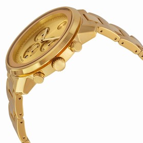 Movado Bold Champagne Dial Yellow Gold Ion-plated Men's Quartz Watch 3600278