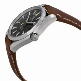 Omega Aqua Terra Automatic Black Dial Brown Leather Men's Watch 23112422101001