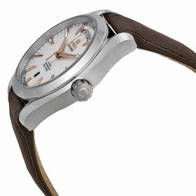 Omega Aqua Terra Automatic Silver Dial Brown Leather Men's Watch 23113422202001