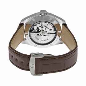 Omega Aqua Terra Automatic Silver Dial Brown Leather Men's Watch 23113422202001