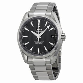 Omega Aqua Terra Black Dial Stainless Steel Men's Watch 23110392101002