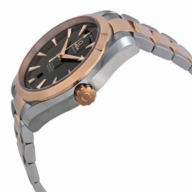 Omega Aqua Terra Brown Dial Steel and 18kt Rose Gold Automatic Men's Watch 23120422206001