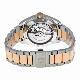 Omega Aqua Terra Brown Dial Steel and 18kt Rose Gold Automatic Men's Watch 23120422206001