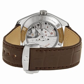 Omega Aqua Terra Co-Axial Teak-Grey Dial Brown Leather Men's Watch 23123422106001