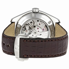 Omega Aqua Terra Silver Dial Automatic Leather Men's Watch 23113432202001