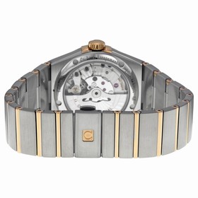 Omega Constellation Automatic Black Dial Stainless Steel and 18kt Rose Gold Men's Watch 12320382101001