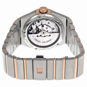 Omega Constellation Automatic Brown Dial Stainless Steel Rose Gold Men's Watch 12320382113001