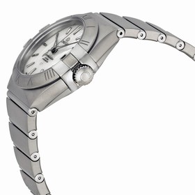 Omega Constellation White Mother of Pearl Dial Automatic Stainless Steel Ladies Watch 123.10.31.20.05.001
