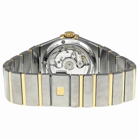 Omega Constellation Black Dial Stainless Steel and Yellow Gold Men's Watch 123.20.35.20.01.002