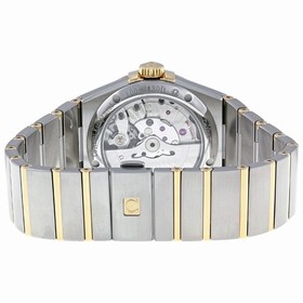 Omega Constellation Black Dial Stainless Steel and Yellow Gold Men's Watch 123.20.38.21.01.002