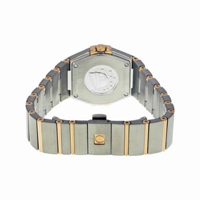 Omega Constellation Brown Dial Stainless Steel and Rose Gold Ladies Watch 123.20.27.60.63.001