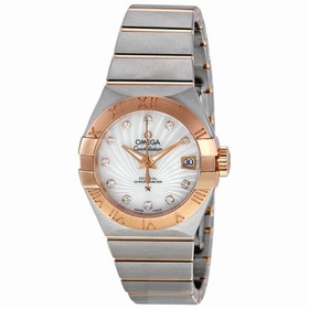 Omega Constellation Brushed Chronometer Ladies Watch 123.20.27.20.55.001