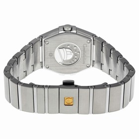 Omega Constellation Brushed Steel Ladies Watch 123.10.27.60.02.001