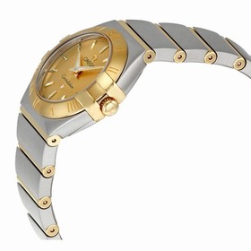Omega Constellation Champagne Dial Two Tone Ladies Watch 12320246008001