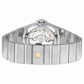 Omega Constellation Chronometer Black Dial Stainless Steel Ladies Watch 12310352001001