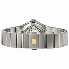 Omega Constellation Chronometer Star Black Dial Stainless Steel Ladies Watch 12315272001001
