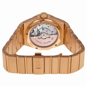Omega Constellation Co-Axial Automatic Brown Dial Rose Gold Men's Watch 12350382163001