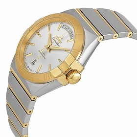 Omega Constellation Day Silver Dial Gold and Steel Men's Watch 12320382202002